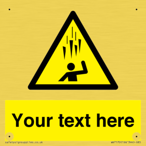 Custom Falling Ice sign